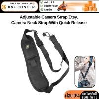 ราคา K&F Adjustable Camera Strap Etsy, Camera Neck Strap With Quick Release and Safety สายคล้องกล้อง (18568905614)