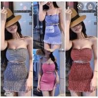 ราคา เซตเกาะอกกระโปรงสั้น (3104477459)