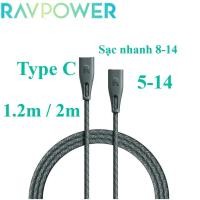 ราคา RAVPOWER C To L สายร่ม 1.2m / 2m ไนลอนถัก Type C ถึง 5-14 RP-CB1005 RP-CB1004 รับรอง - HSHOP (24729655218)