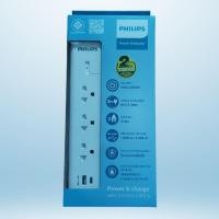 ราคา Philips รางปลั๊กไฟ 4 ช่อง สายยาว 3ม.พร้อมระบบป้องกันไฟช็อต (29555149662)