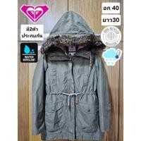 ราคา เสื้อกันหนาวขนเป็ด Parka แบรนด์ Roxy มือ2ของแท้ (27670373831)