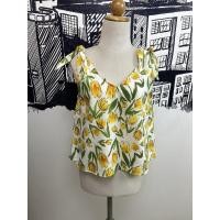 ราคา Ployy เสื้อกล้ามผูกไหล่ ผ้าคอตตอนลินิน (5287978853)