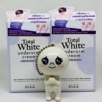 ราคา (ผลิต10/19)Malissa Kiss Total White Underarm Cream 30ml ครีมบำรุงใต้วงแขน เพื่อรักแร้ขาวเนียน (1487133519)