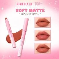 ราคา PINKFLASH Soft Matte Creamy Lip Crayon Lip Stick No Clumps High Pigment Lip Liner น้ําหนักเบา Buildable Moisturizing (42958969972)