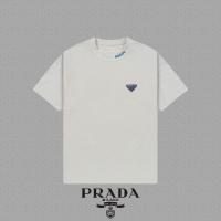 ราคา เสื้อยืดแขนสั้น Prada สไตล์ผู้ชาย รอบคอมีความพิเศษ เหมาะสำหรับฤดูใบไม้ผลิ (28444107247)