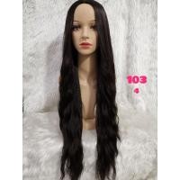 ราคา วิกผมผู้หญิง วิกผมทรงมาม่าแสกกลางยาวไม่มีหน้าม้า ผมปลอม ไหมแท้ 100% (6947661001)
