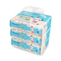 ราคา วัตสัน มอยซ์เจอไรซิ่ง เบบี้ 100% อีโค่-เฟรนด์ลี่ ซอฟท์ ไวพ์ 20แผ่น x 3 แพ็ค (ทิชชู่เปียก) สีฟ้า (19579341875)
