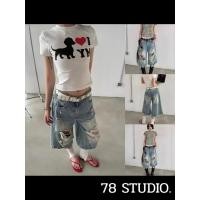ราคา 78 Studio - Dola Jeans กางเกงยีนส์สั้น (43323566148)
