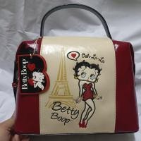 ราคา กระเป๋า BettyBoop สีดำแดง ถือได้ สะพายข้างได้ ใส่ของได้เยอะ (16061712696)