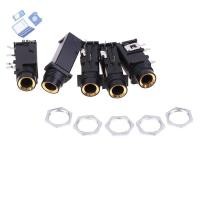 ราคา [BBNZ] 5PCS Audio Straight jack Connector Jack Stereo Dual Channel Microphone Socket Audio Adapter TH (57602665428)