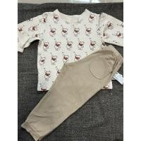 ราคา ชุดนอนuniqlo size100 ลายหมี pooh (25277635563)