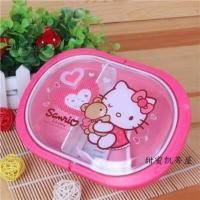 ราคา กล่องข้าวคิตตี้ แบ่ง2 ช่องจ้า (1088881808)