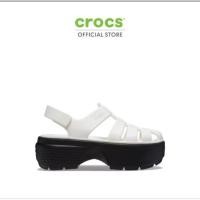 ราคา รองเท้า crocsแท้100%M5w7สีขาวตามรูป (41413780317)