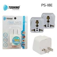 ราคา ปลั๊กแปลง 2 ขาแบน Toshino UNIVERSAL รุ่น PS-18E / PL-18E (3520007948)