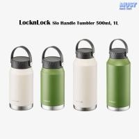 ราคา Lock&Lock LocknLock Slo Handle Tumbler 500ml, 1L / Sand Beige, Forest Green (43574898114)