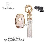 ราคา Mercedes Benz เคส TPU นิ่ม สำหรับ Mercedes Benz CLA/GLA/AMG/GLK/GLC/C พร้อมพวงกุญแจ (23147154026)