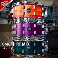 ราคา [โค้ดลด1000-] สแนร์ CMC รุ่น Prelude Poplar / Remix Snare กลองสแนร์ ขนาด 14 นิ้ว แถมฟรี ไม้กลอง ประแจ ใบประกัน (2203761586)
