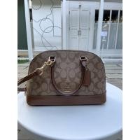 ราคา used like new coach แท้ 100% โดม 9 นิ้ว สีน้ำตาลลายซี (15235247137)
