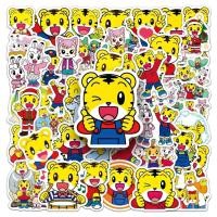 ราคา 50PCS น่ารัก CartoonTiger สติกเกอร์สําหรับเด็ก DIY โน้ตบุ๊คแล็ปท็อปหมวกกันน็อครถกีตาร์กันน้ํา Decal (54254939373)