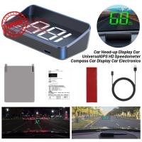 ราคา รถ Head Up Display สาย Usb ฟิล์มสะท้อนแสง Gps Digital Speedometer กระจกรถยนต์ดิจิตอล Q1d7 (44363131839)