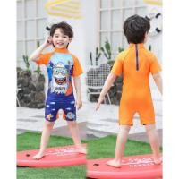 ราคา ส่งทันทีชุดว่ายน้ำเด็ก ลายฉลามส้ม (27127904086)