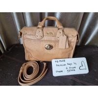 ราคา [Use] COACH | Rhyder 33739 Metallic Handbag Brass Leather Satchel (11570800851)