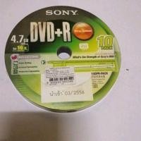 ราคา Sony​ DVD+R แผ่นดีวีดี​ อาร์​ 10 แผ่น​ (24000138885)