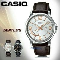 ราคา Casio แท้ CMG นาฬิกาข้อมือผู้ชาย รุ่น MTP-E124L สายหนังแท้ ประกัน CMG (307835013)