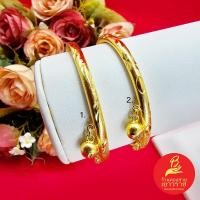 ราคา กำไลหลอดทองตัดลายห้อยกระพรวน เส้นผ่านศูนย์กลาง 4.8 ซม.ชุบทอง ทองปลอม ใส่แทนของจริงได้ ใส่ได้ทุกโอกาส (20382762965)