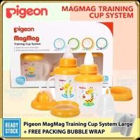 ราคา Pigeon Mag Mag New Training Cup System Pigeon Baby Magmag เครื่องมือป้อนอาหารเด็ก (29815202890)