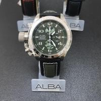 ราคา นาฬิกาข้อมือชาย ALBA รุ่น YM92-X215 ระบบโครโนกราฟ สายหนัง (3407824504)