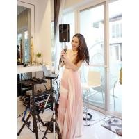 ราคา เซ็ตเสื้อกล้าม+กางเกงอัดพลีทขายาวทรงสวย (3484398289)