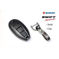 ราคา เคสเคฟล่ากุญแจรีโมทรถยนต์ เคสกุญแจ SUZUKI รุ่น Switf / Ciaz (ดำด้าน) (7118374459)