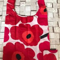 ราคา ✨✨ Used like new ถุงผ้าแบบไนล่อน Marimekko ดอกแดง (7419139990)