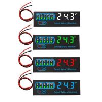 ราคา 【จัดส่งรวดเร็ว】Li-Ion Battery Tester 7-55V Acid Battery Charge Indicator Tester LED Display (49753831098)