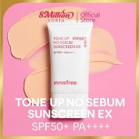 ราคา Tone-Up Mineral Sunscreen SPF50 – Innisfree No Sebum Sun Cream for Oily & Sensitive Skin 60ml (40405846897)