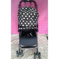 ราคา รถเข็นเด็ก Aprica รุ่น Laura Cocochi Limited สีดำ ลายจุด ล้อหมุนอิสระ 4wd (1262131481)