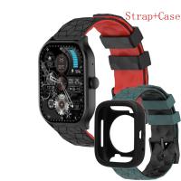 ราคา เคส GOOJODOQ Fb058 Case สมาร์ทนาฬิกาป้องกันหน้าจอสําหรับ GOOJODOQ Fb058 สายรัดซิลิโคนสายรัดข้อมือสร้อยข้อมือ (26843578321)