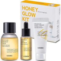 ราคา COSRX HoneyGlow Set, ชุดดูแลผิวเกาหลี, ประกอบด้วยโทนเนอร์บํารุงผิวหน้า Propolis, เอสเซ้นส์, สิ่งจําเป็นสําหรับการเดินทางขนาดเล็ก, ให้ความชุ่มชื้น (51355001294)