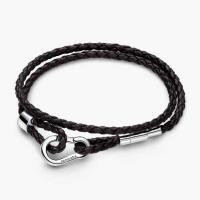 ราคา Pandora ของแท้สร้อยข้อมือ แบบหนังสองทบ ใส่ชาร์มได้ freesize พร้อมส่งแถมอุปกรณ์ครบเซ็ต (26834487628)