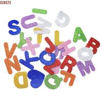 ราคา SINGYI โฟมสติกเกอร์ตัวอักษร AZ ตัวอักษรสติ๊กเกอร์ติดผนัง Glitter ตัวอักษรสติกเกอร์, DIY Art Colourful ตกแต่งฟองน้ําตัวอักษรการเรียนรู้สติกเกอร์ Early Educational (28436584470)