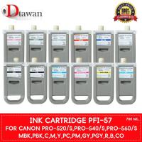 ราคา DTawan น้ำหมึกเติม Pigment กันน้ำ PFI-57 ปริมาณ 700 ML. สำหรับ Canon Image PROGRAF PRO 520/s PRO 540/s RRO 560/s (19631894262)