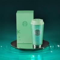 ราคา ‍♀️ Starbucks Deep Lake Crystal Bling Tumbler 16oz. (26916055132)