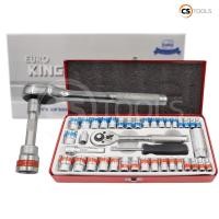 ราคา EURO KING TOOLS ชุดเครื่องมือ ประแจ ชุดบล็อก 40 ชิ้น ขนาด 1/4 socket set (9103518897)