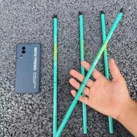 ราคา คันเบ็ดสั้นพิเศษ คันเบ็ดมินิ คันเบ็ดสั้นพิเศษ ก้านมือขนาดเล็ก น้ําหนักเบาเป็นพิเศษ คันเบ็ดพกพาแข็งเป็นพิเศษ ตกปลากุ้ง ปลาคาร์พ Crucian แถบสีขาว ปากยก 25/1/5667 (48054191797)