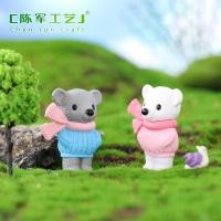 ราคา ตุ๊กตาจิ๋ว คู่รักหมีฤดูหนาว ตกแต่งสวนถาด แต่งสวนจิ๋ว *ราคาต่อ*คู่ (18762320871)