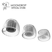 ราคา MoonDrop Spring Tips Acoustic waveguide + Double Support Structure Silicone Earphone Ear-Tips MoonDrop Kato(3 pairs) (16767929678)