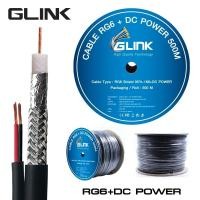 ราคา Glink Cable RG6+DC Shield 95% 500M CABLE RG6 พร้อมสายไฟ (25563727408)