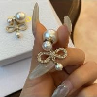 ราคา ต่างหูแฟชั่นโบว์ห้อยมุก (42262112890)