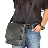 ราคา สะพายข้างชาย รุ่นHouston Map Bag ซีเทาดำ (24459106534)